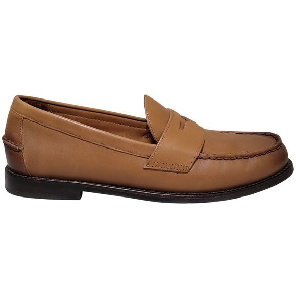 Polo Ralph Lauren Men Alston Slip On Penny Loafers Size US 10D Tan Brown Leather main image 6